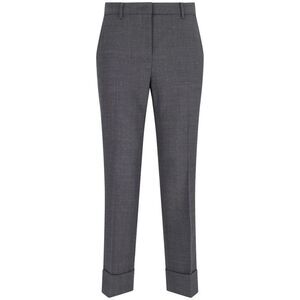 Incotex Women Tapered Wool Trousers